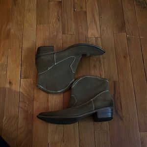 Brown Suede Ankle Boots